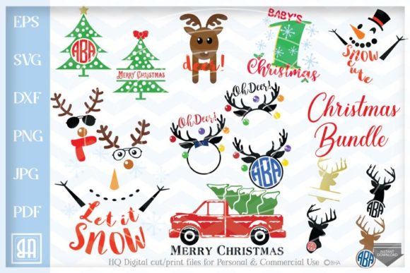 Download Christmas Bundle SVG, Christmas Designs - Christmas Collection