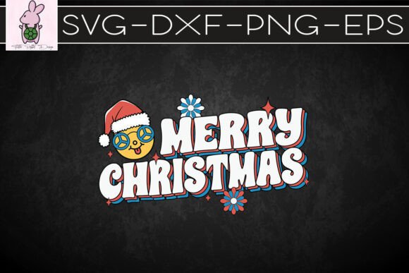 Download Merry Christmas Hippie Groovy SVG - Christmas Collection