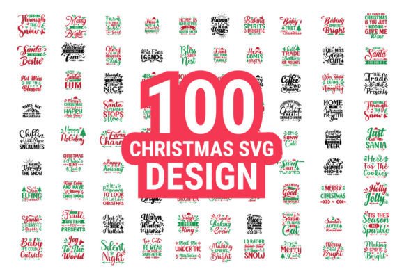 Download 100 Christmas Svg Design Bundle - Christmas Collection