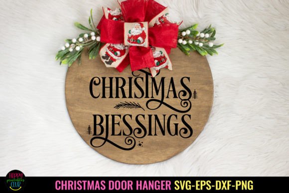 Download Christmas Blessings I Christmas Door SVG - Christmas Collection
