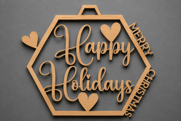Download Happy Holidays Christmas Sign SVG - Christmas Collection