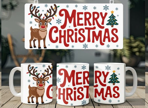 Download Merry Christmas Mug Sublimation PNG - Christmas Collection
