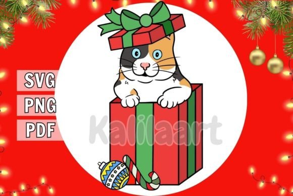 Download Christmas Cat SVG - Christmas Collection