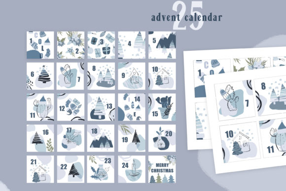 Download Christmas Advent Calendar-READY to PRINT - Christmas Collection